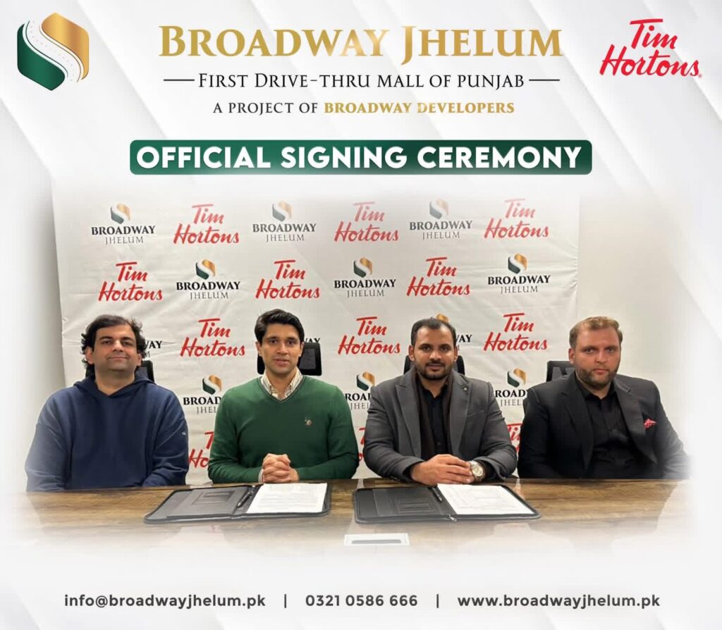 tim hortons at broadway jhelum